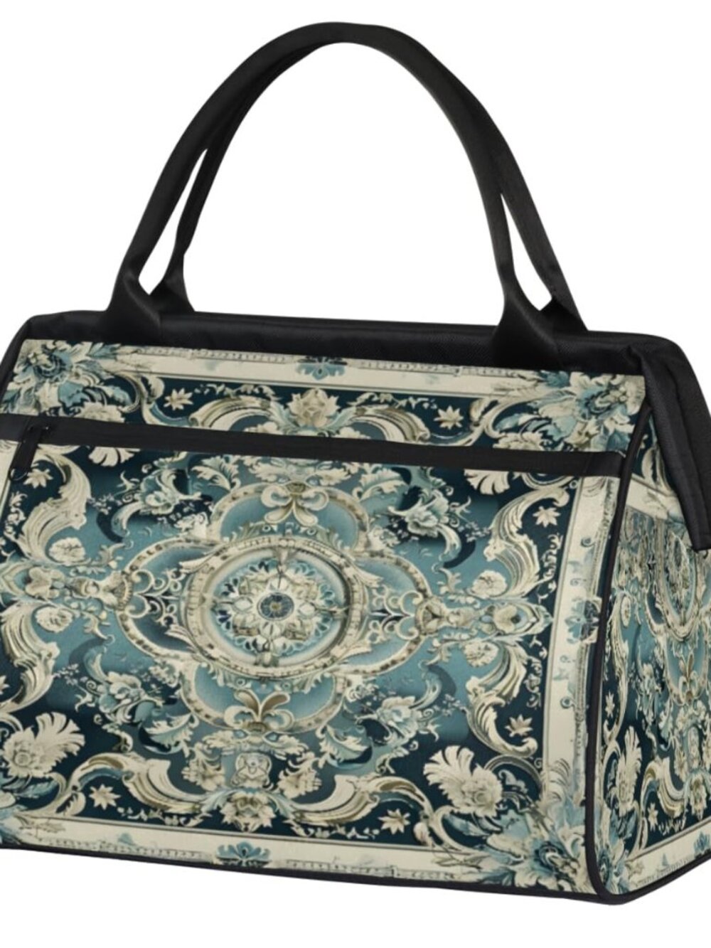 Carpet Pattern Weekender Overnight Bag for Women Travel Gym Sport